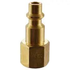 Husky 1/4-Inch Npt Internal Male Brass Female Plug — Compact Air Fitting 1