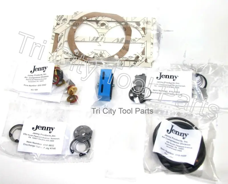 Jenny & Emglo Air Compressor Repair Kit – Compatible With Ku101, 421-1102, And Ku Series (610-1123) 1