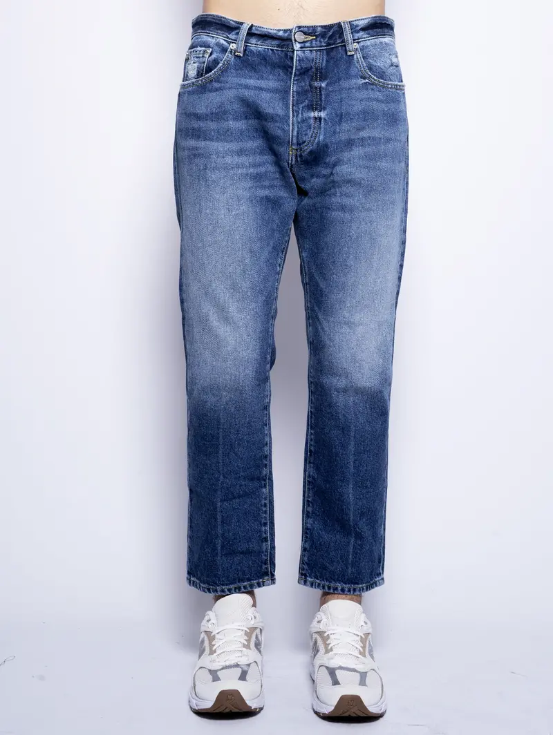 Josh Straight-Leg Jeans In Denim Blue 1
