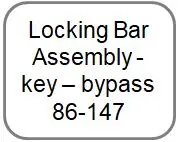 Key-Operated Locking Bar Assembly With Bypass Function 1