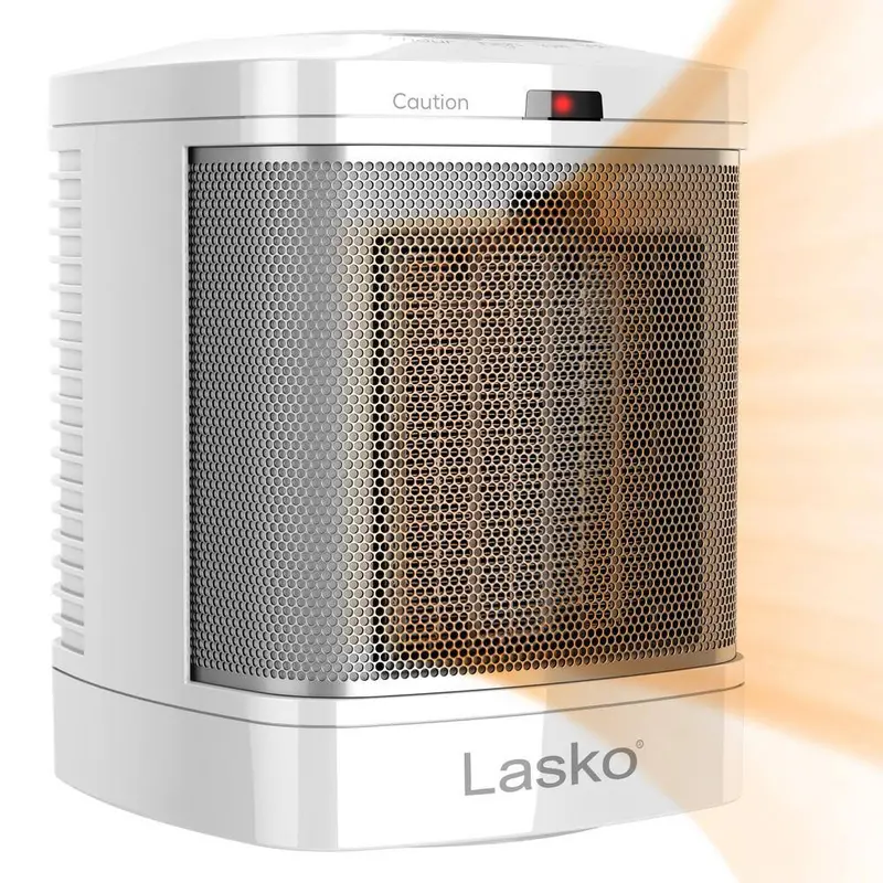 Lasko 1500-Watt 7.65-Inch Bathroom Ceramic Heater With Alci Safety Plug And Fan 1