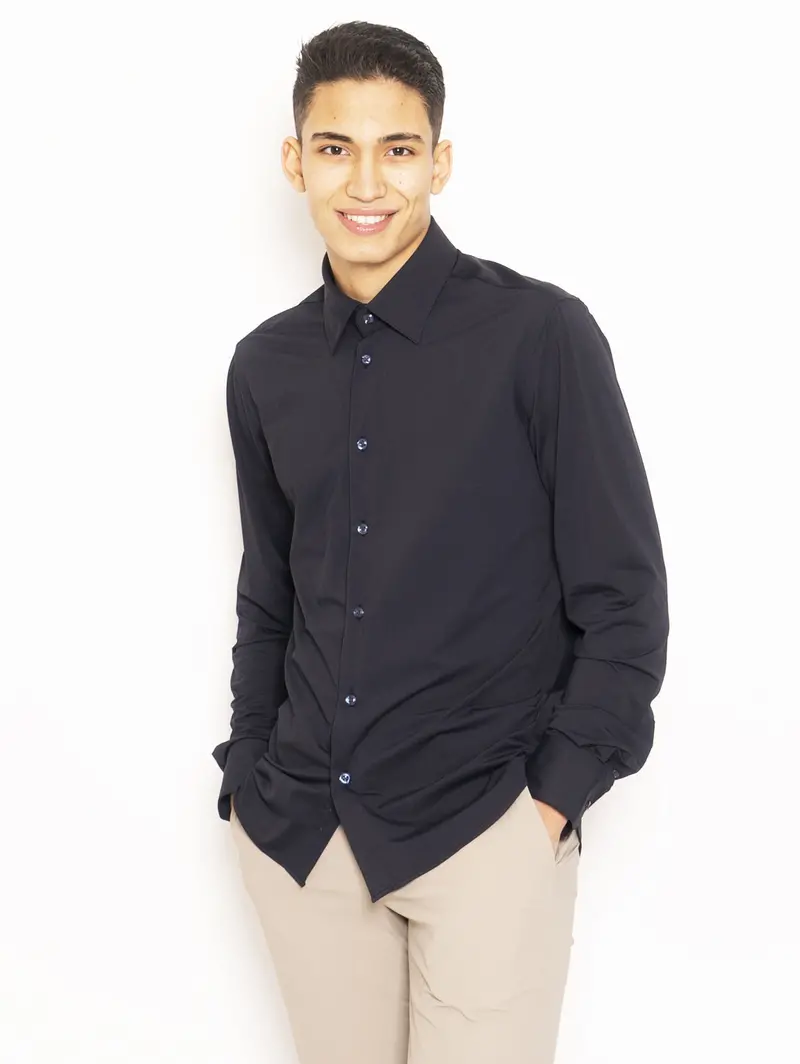 Lightweight Breathable Blue Shirt 1