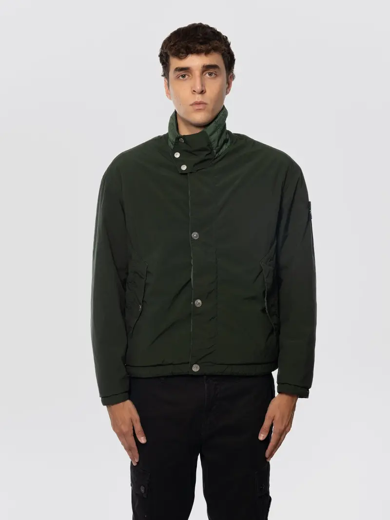 Lightweight Olive Canvas Coach Jacket 1