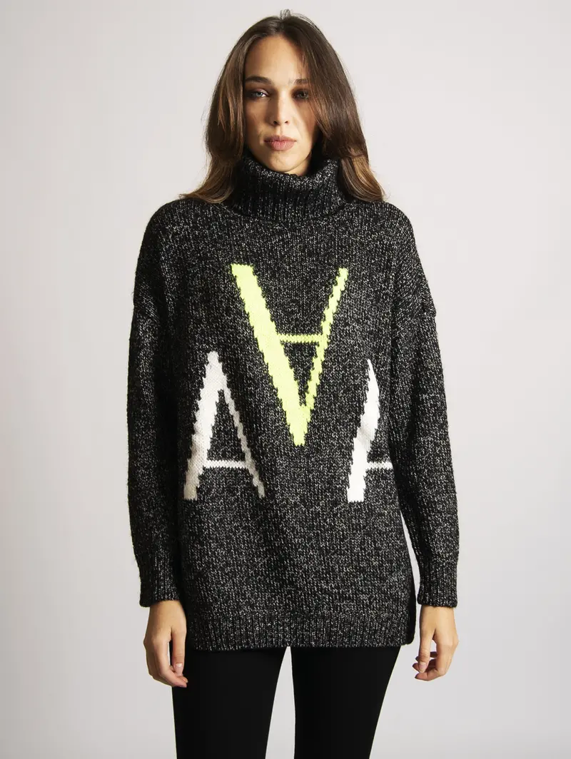 Magnetic-Tone Turtleneck Sweater 1