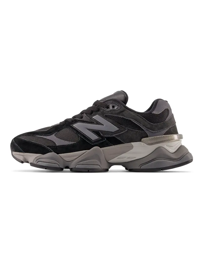 Men'S Futuristic 9060 Black Sneakers 1