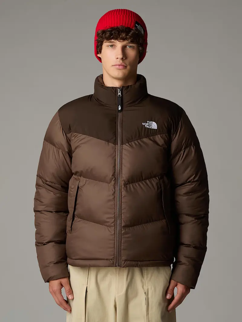 Men’S Saikuru Square Brown Down Jacket 1