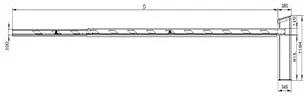 Microboom For Swing-Away Flange Mounting 1