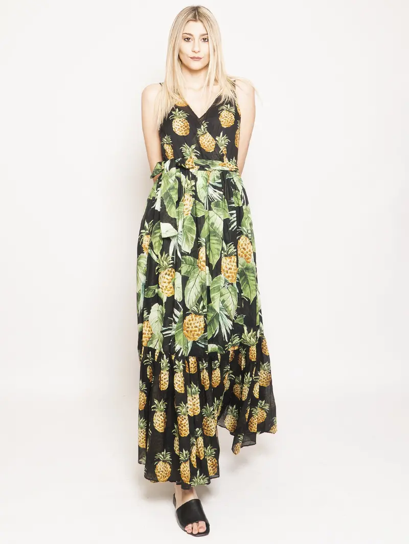 Multicolor Floral-Print Dress 1