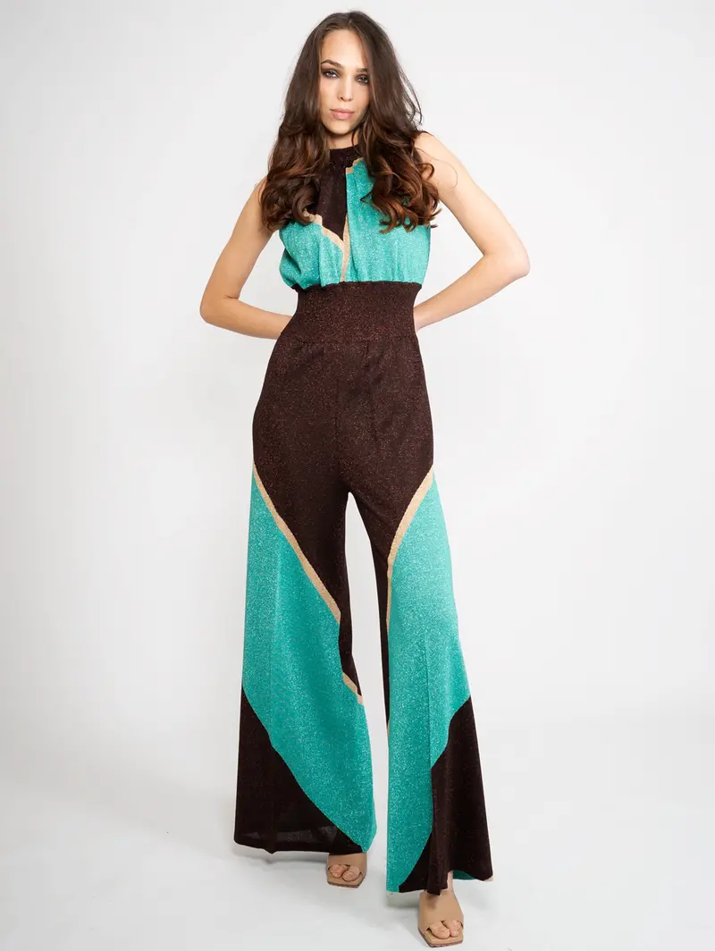 Multicolor Lurex Matching Tracksuit 1