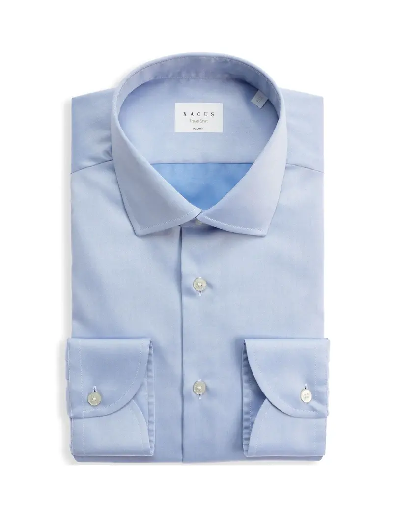 Non-Iron Light Blue Cotton Shirt 1