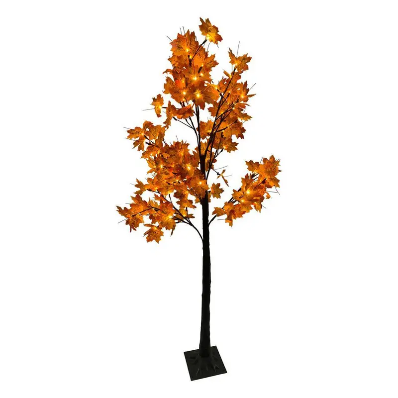 Northlight Led Maple Leaf Tree – 6 Ft. Warm White Lighted Autumn Harvest Display 1