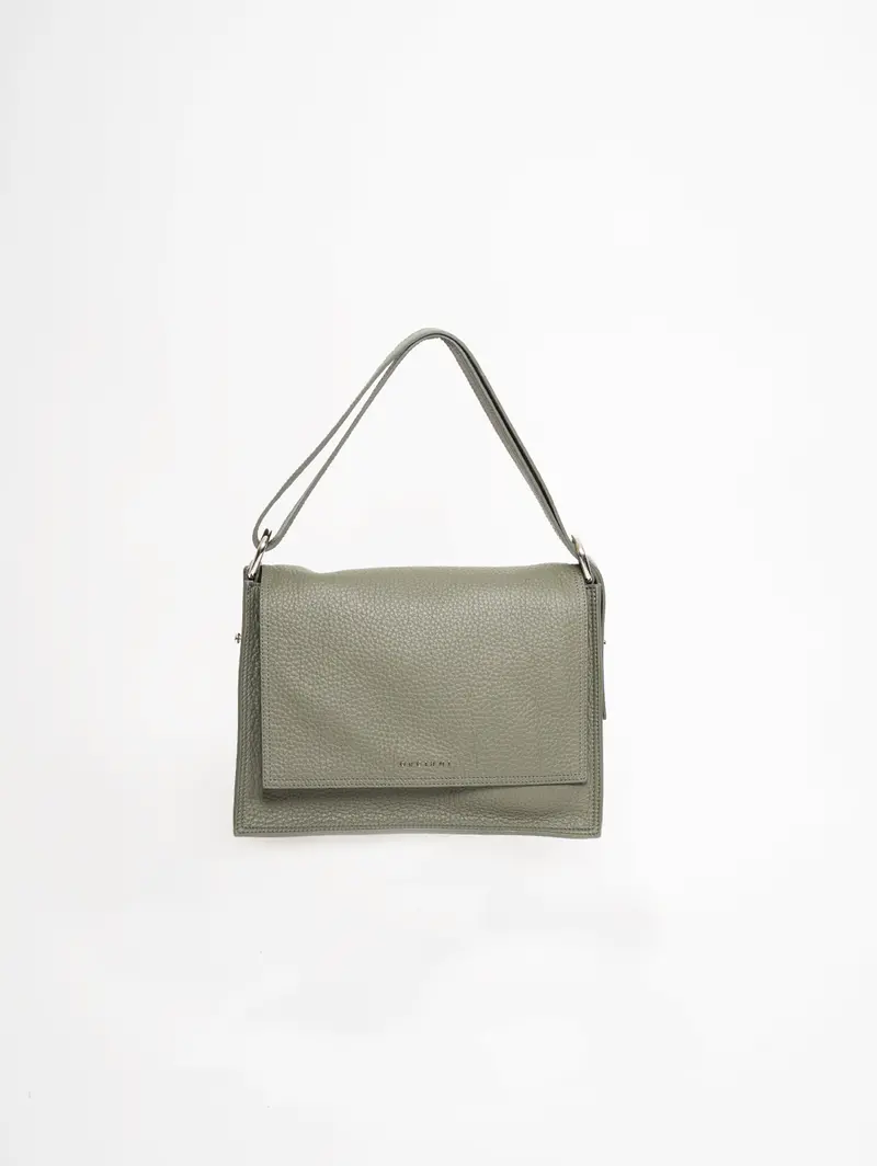 Olive Pillow-Soft Shoulder Bag 1