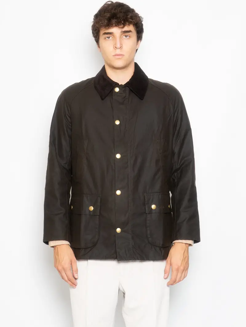 Olive Waxed Cotton Ashby Jacket 1