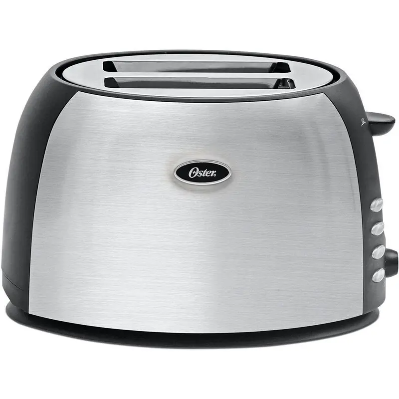 Oster Black Stainless 2-Slice Extra-Wide Slot Toaster – 800W 1
