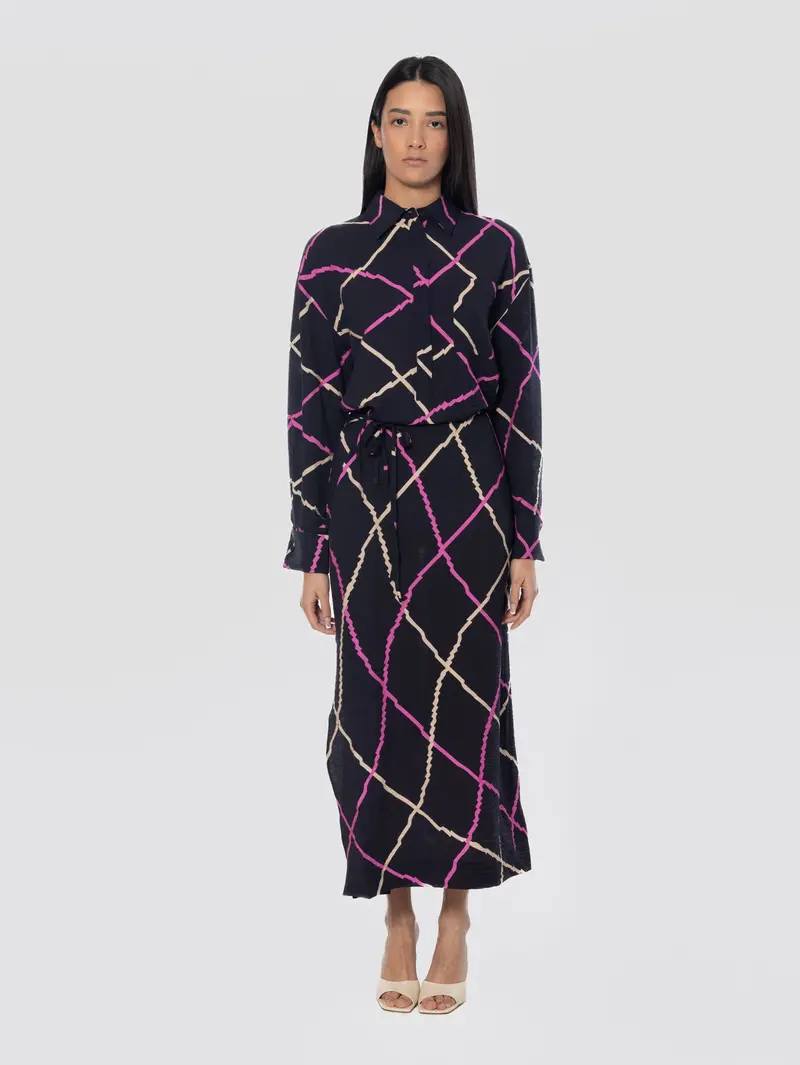 Oversized Black Maxi Dress 1