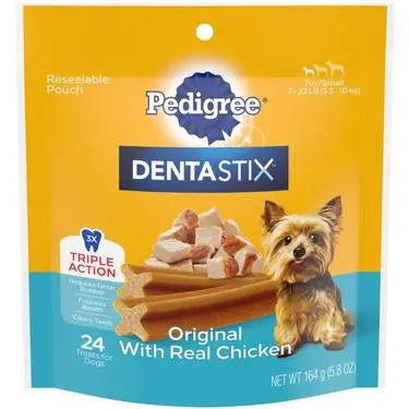 Pedigree Dentastix Original – Dental Chew Treats With Real Chicken (503971) 1