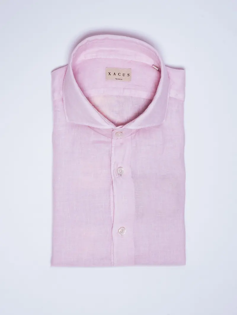 Pink Linen Shirt 1