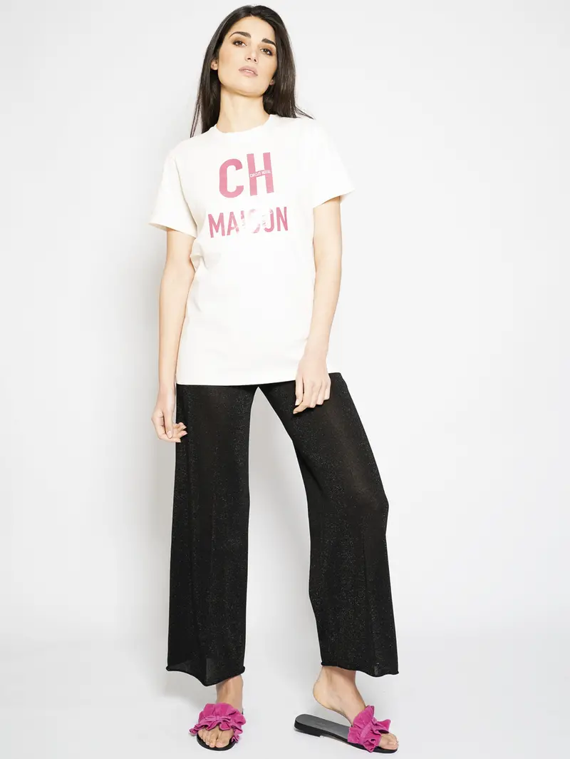 Pink-Print T-Shirt 1