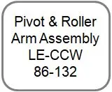 Pivot And Roller Arm Assembly – Le-Ccw Configuration 1