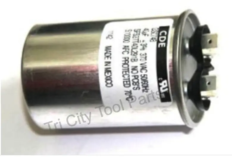 Porter-Cable Generator Start Capacitor – 40Μf, 370Vac (Part #Gs-0748) 1