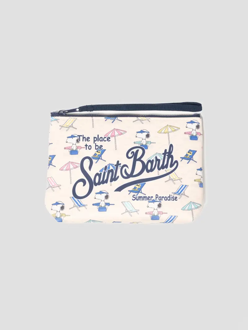 Relaxed Snoopy Blue Neoprene Clutch 1