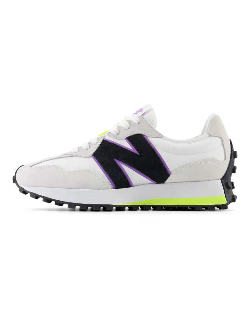Retro 327 Sneakers In White, Yellow & Rose 1