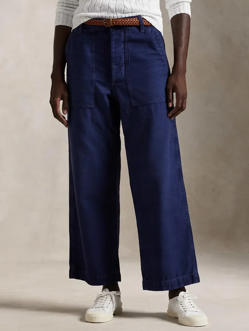 Ricky Blue Wide-Leg Trousers 1