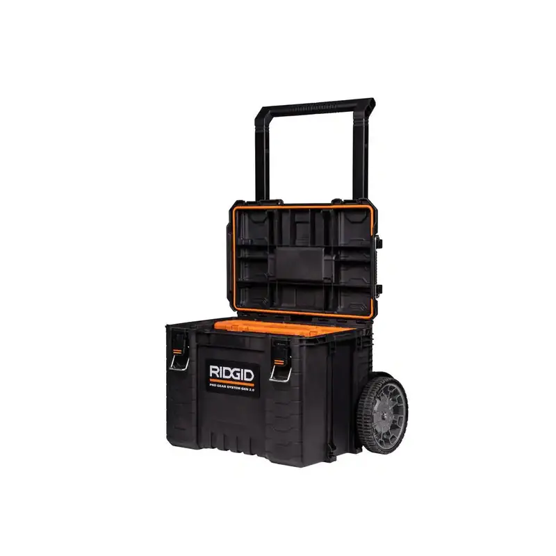 Ridgid 2.0 Pro Gear All-Terrain Rolling Tool Cart — 25-Inch Heavy-Duty Mobile Storage 1