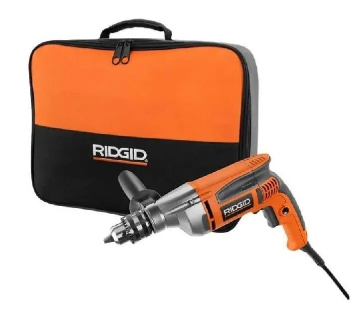 Ridgid 8-Amp Variable-Speed Reversible Corded Drill With 1/2-Inch Chuck 1