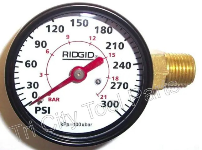 Ridgid General-Purpose Air Compressor Pressure Gauge (30558) 1
