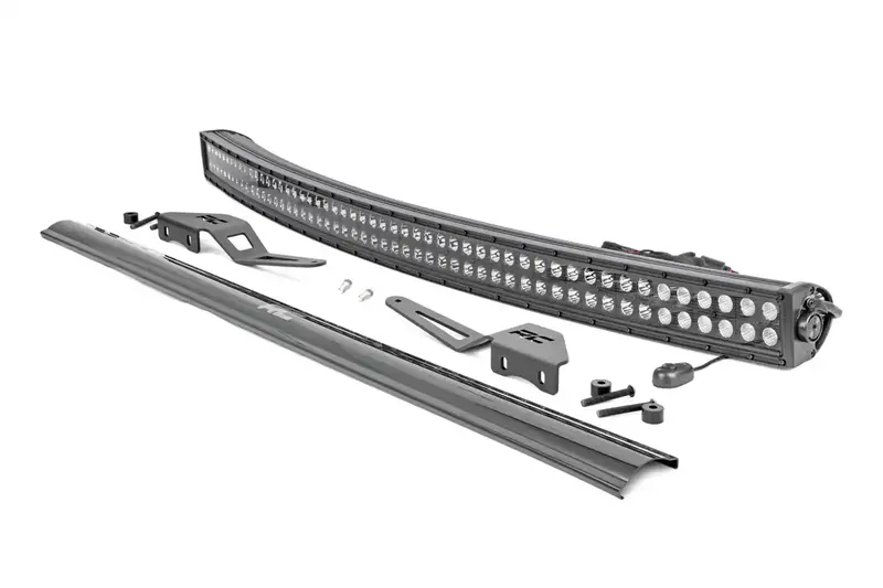 Rough Country 50-Inch Led Light Bar – Black Series Windshield Mount, Part #71204 1