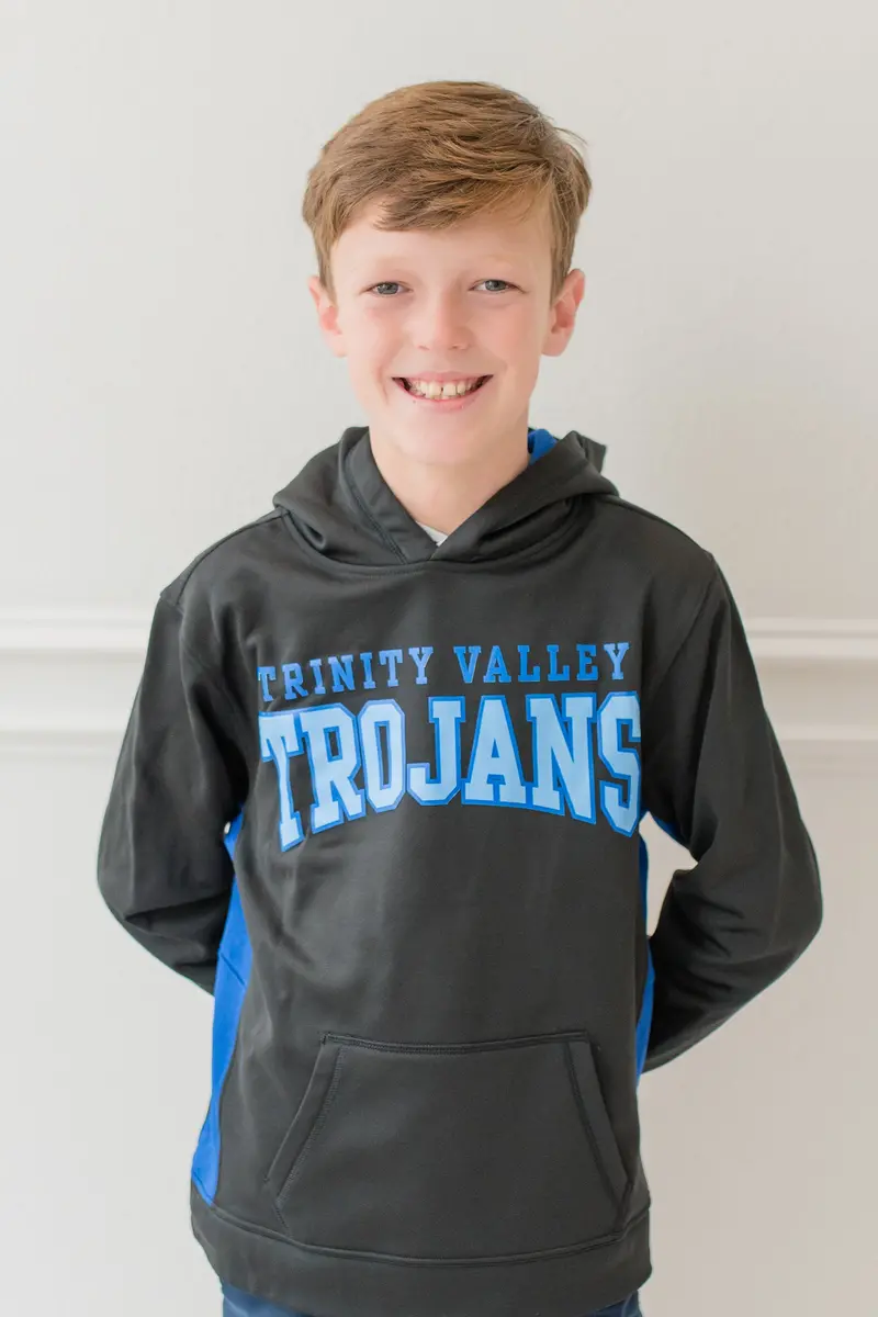 Royal/Black Trinity Valley Collegiate Hoodie 1