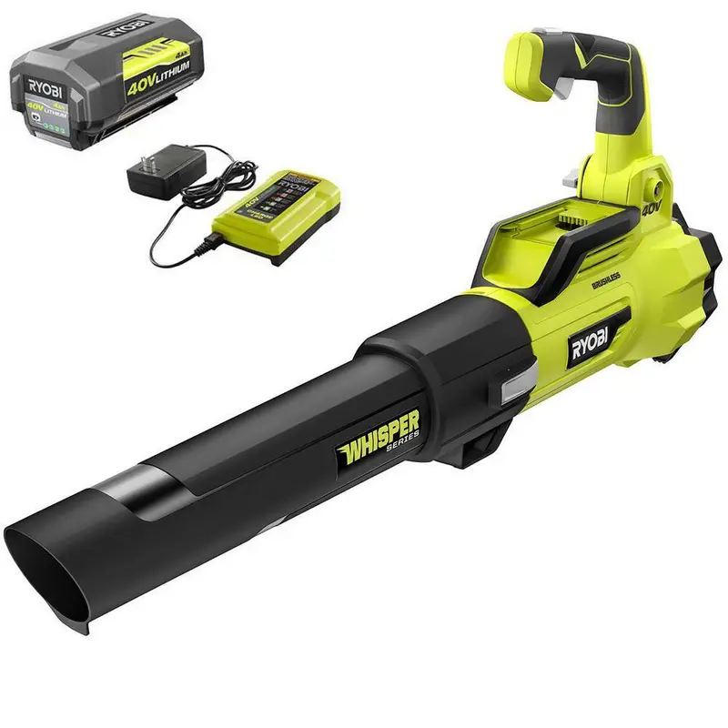 Ryobi 40V Whisper Series Jet Fan Blower – 125 Mph, 550 Cfm, W/ 4.0Ah Battery & Charger 1