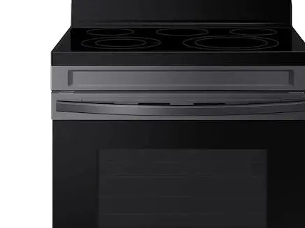 Samsung Ne63A6511Sg 6.3 Cu. Ft. Smart Electric Range With Air Fryer – Black Stainless 1