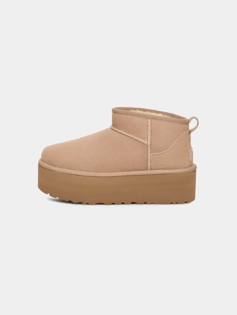 Sand Ultra-Mini Platform Ankle Boots 1