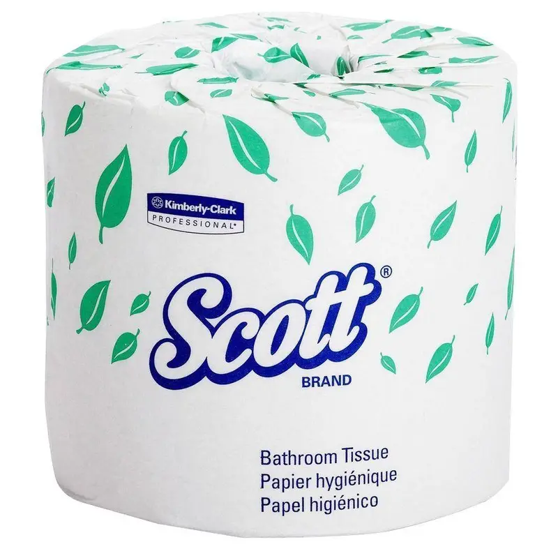 Scott 2-Ply Bath Tissue – 4 X 4.1 Inches, 550 Sheets Per Roll 1