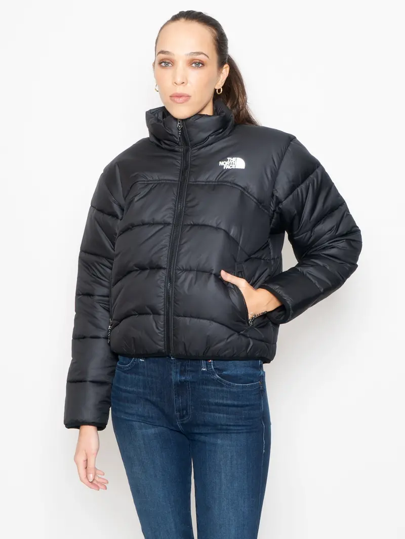 Short Black Relaxed-Fit Down Jacket 1