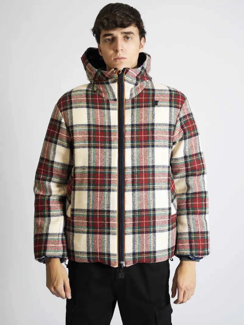 Short Multicolor Reversible Jacket 1