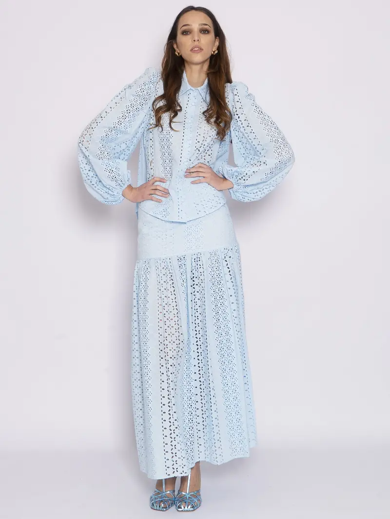 Sky Blue Sangallo Shirt 1
