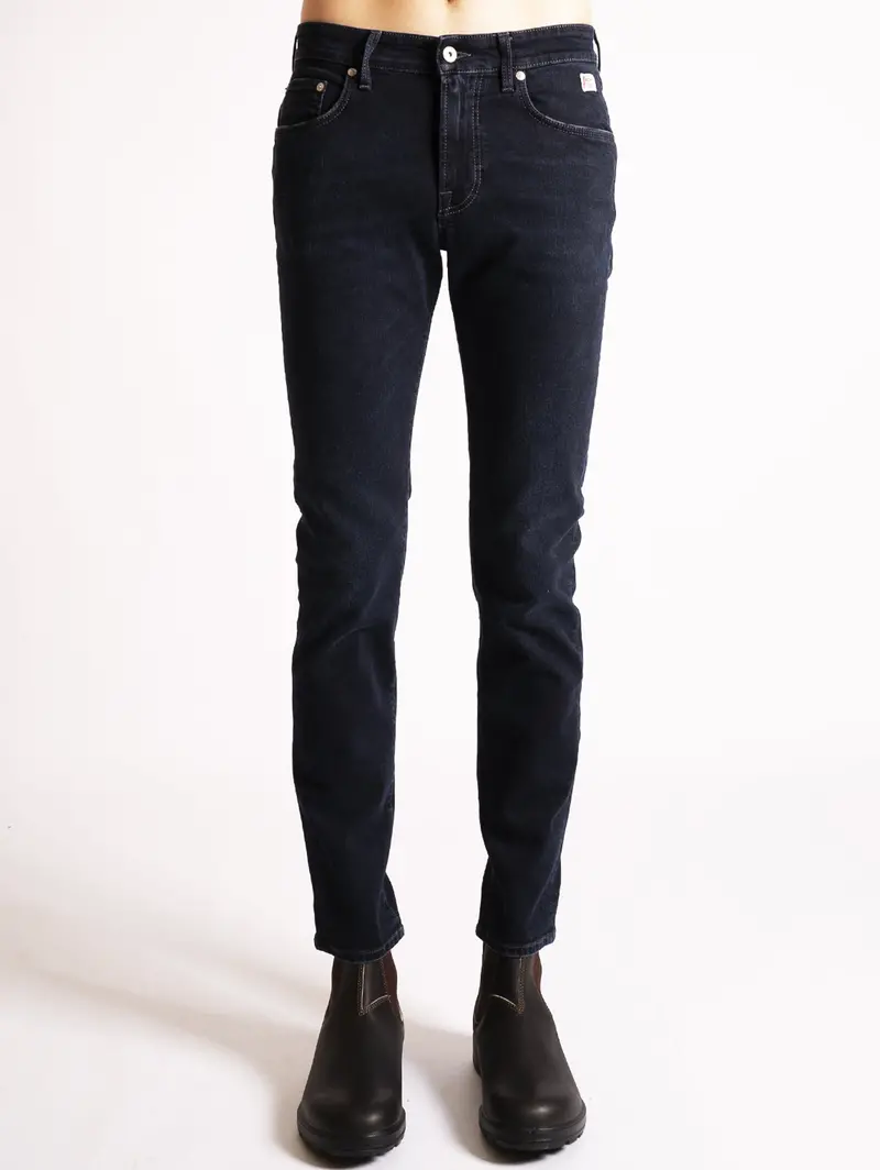 Slim-Fit Blue Jeans 1