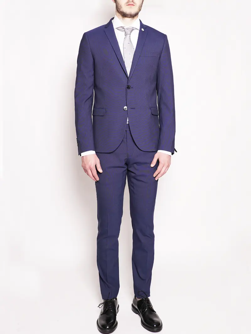 Slim-Fit Royal Blue Dress 1
