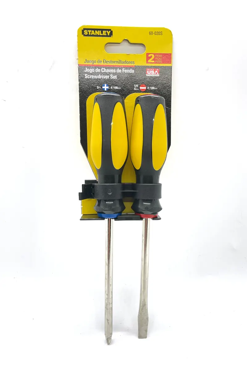 Stanley 2-Piece Basic Screwdriver Set (0460020S) 1