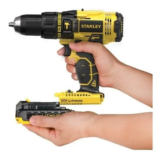 Stanley 20V Cordless Hammer Drill 1