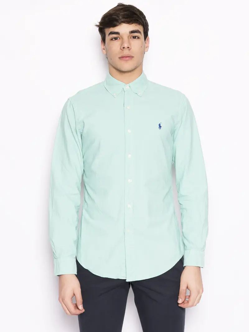 Turquoise Oxford Shirt 1