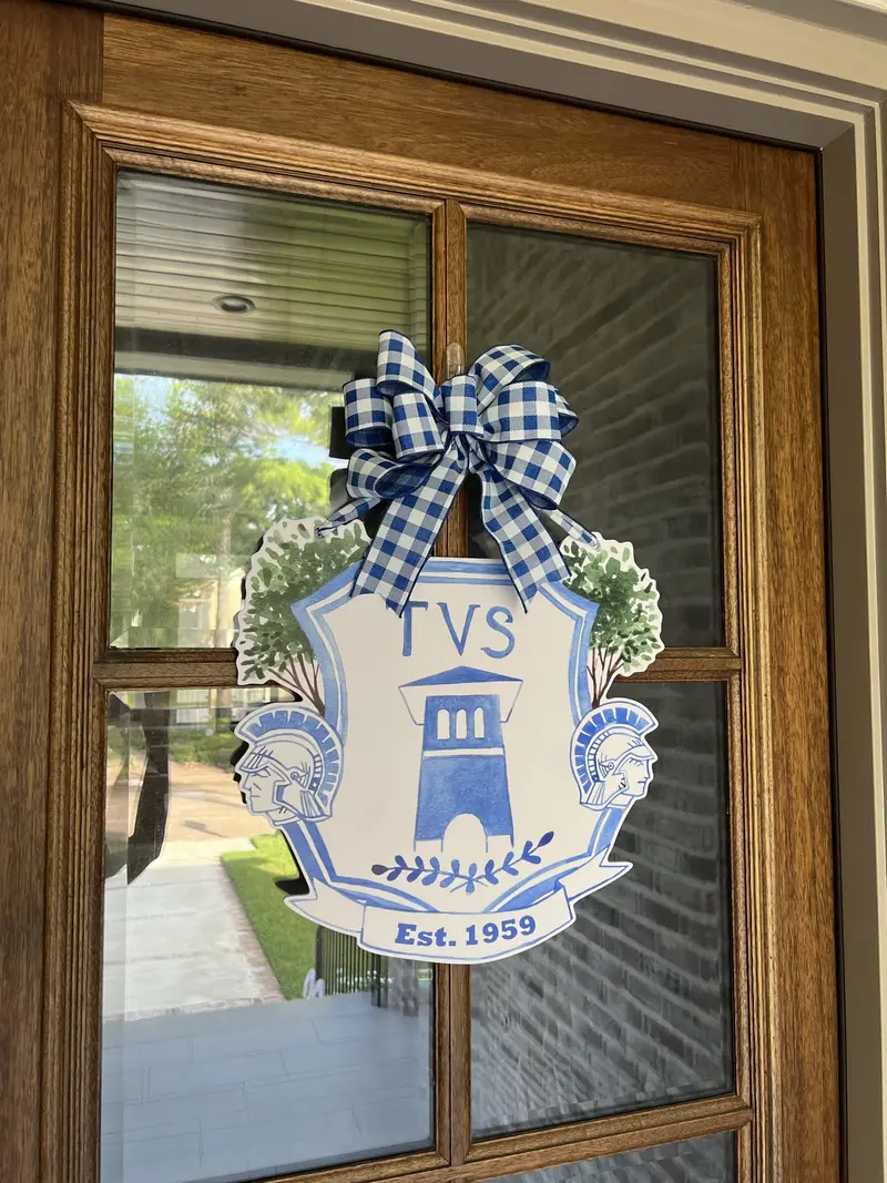Tvs Home-Themed Door Hanger Sign 1