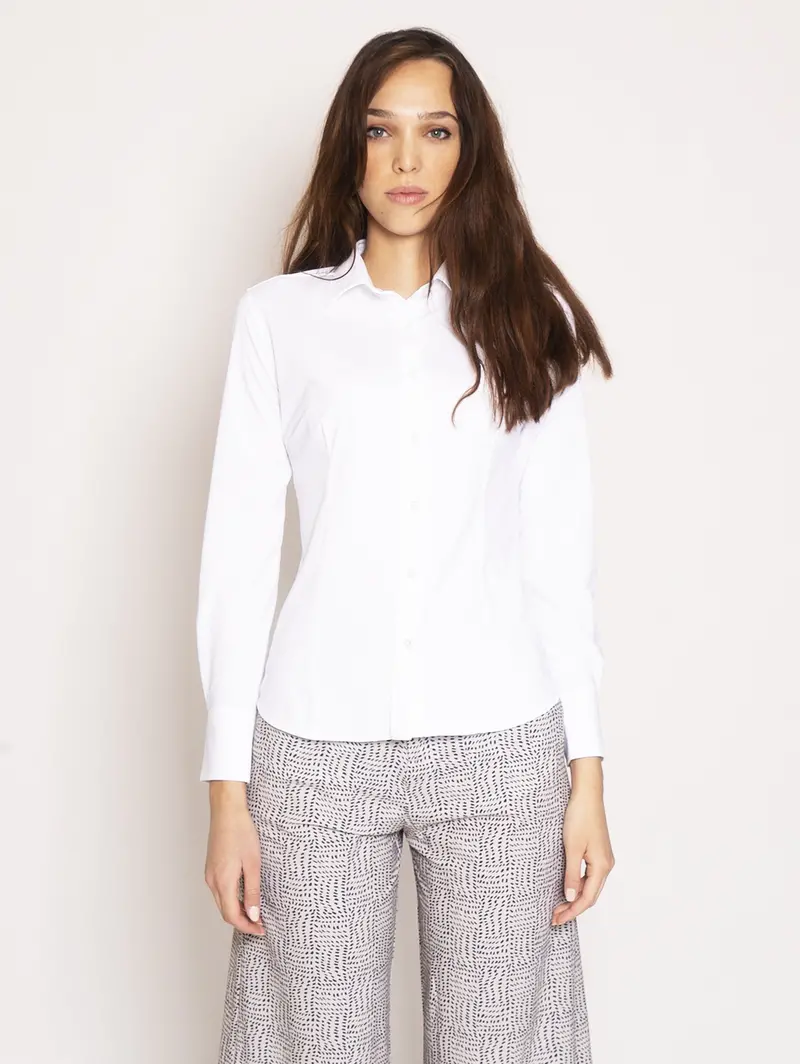 Ultra-Stretch White Shirt 1