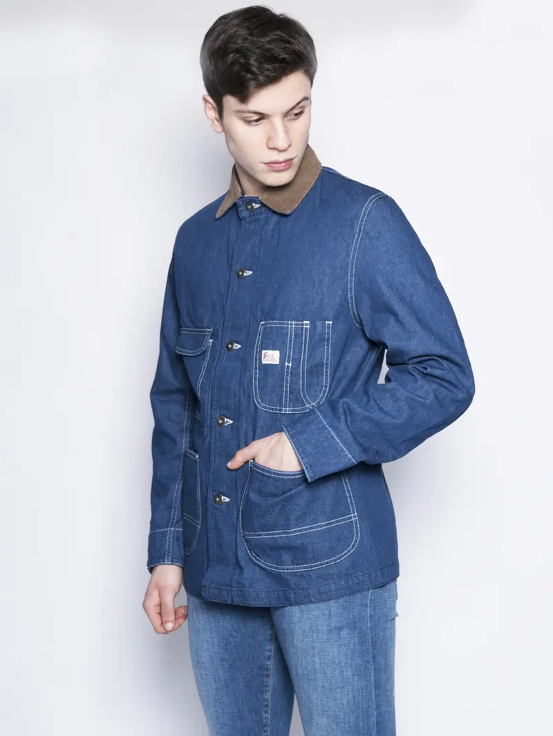 Velvet-Collar Trucker Jacket 1