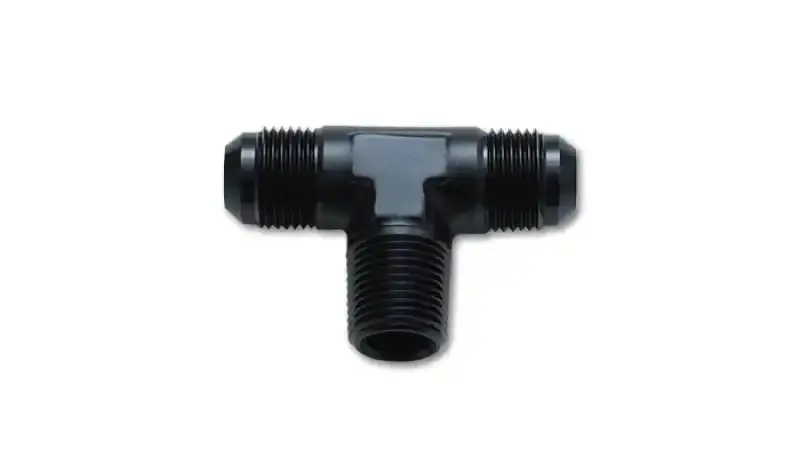 Vibrant 16An To 1" Npt Aluminum Flare-To-Pipe Tee Fitting Adapter 1