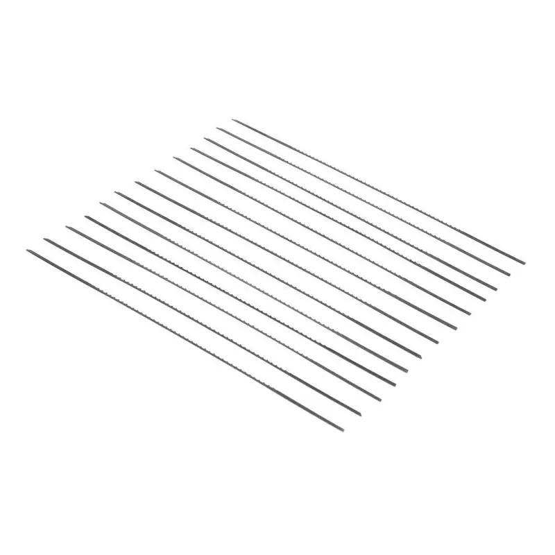 Wen #7R Reverse-Tooth Pinless Scroll Saw Blades – 5-Inch, 11.5 Tpi, Steel (12-Pack) 1