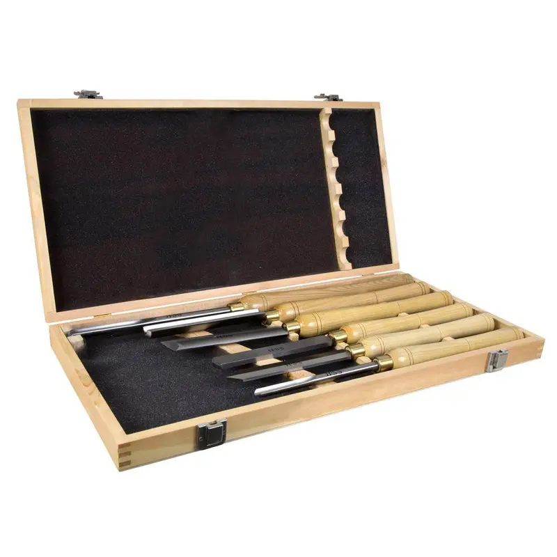 Wen Artisan Chisel Set – 6-Piece, High-Speed Steel Blades With Domestic Ash Handles (16–22 In.) 1